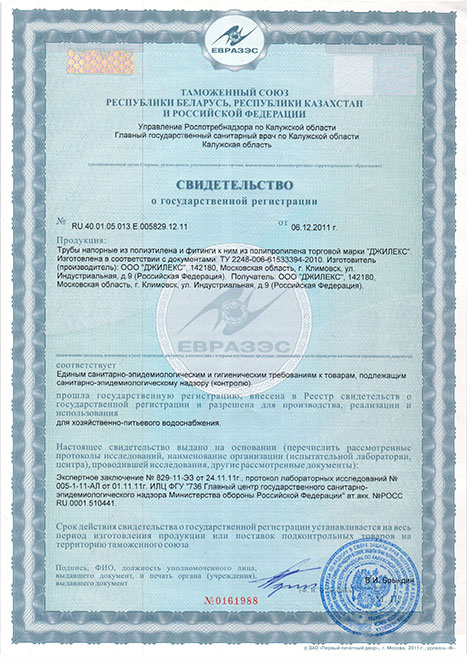Свидетельство 0161988