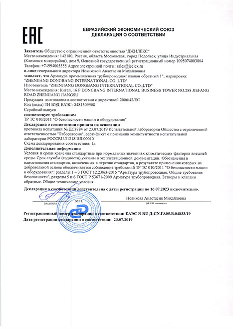 Декларация 04833/19
